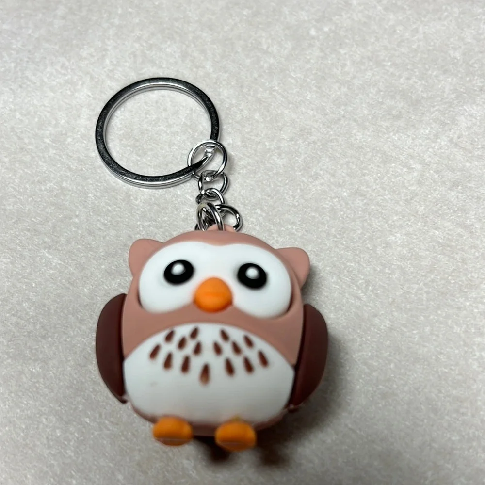 Cute Owl Keychain Bag Charm Backpack Accessory